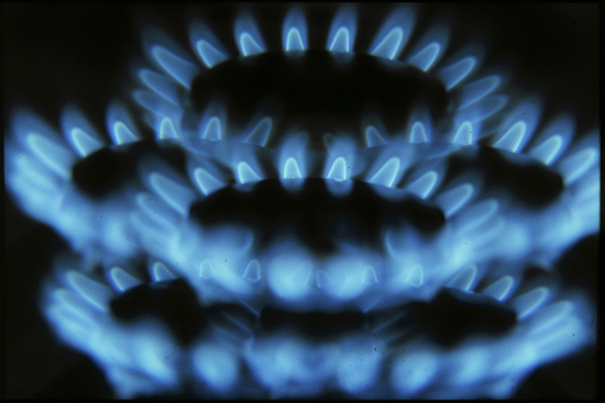 Erdgasflamme